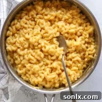 The ultimate 15-minute, one-pan stovetop mac and cheese recipe. So easy and delicious!