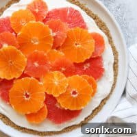 Citrus and Yogurt Fruit Pizza with Granola Crust
