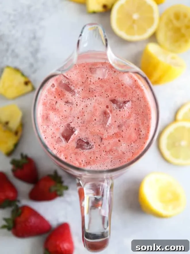 Strawberry Pineapple Punch | completelydelicious.com