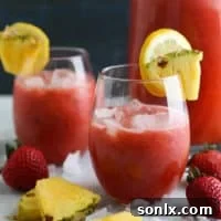 Strawberry Pineapple Punch | completelydelicious.com
