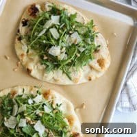 Hummus and Salad Flatbread Pizza