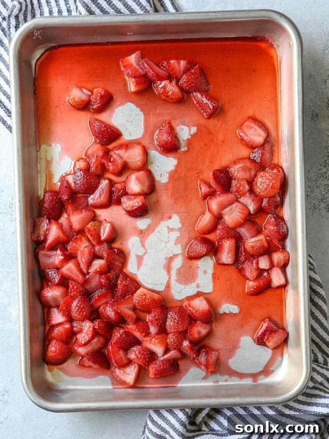 Roasted strawberries