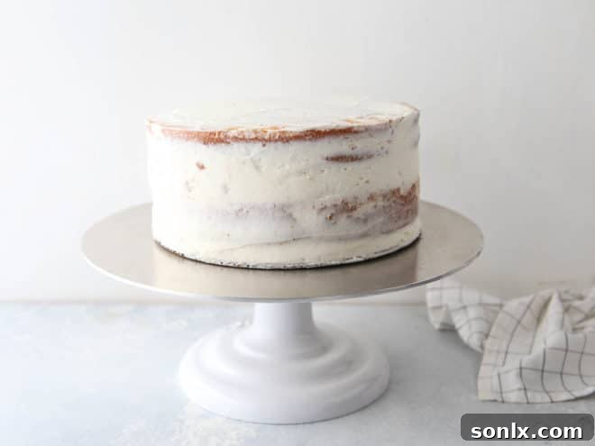 How to frost a layer cake - it's not that scary, I'll show you how!