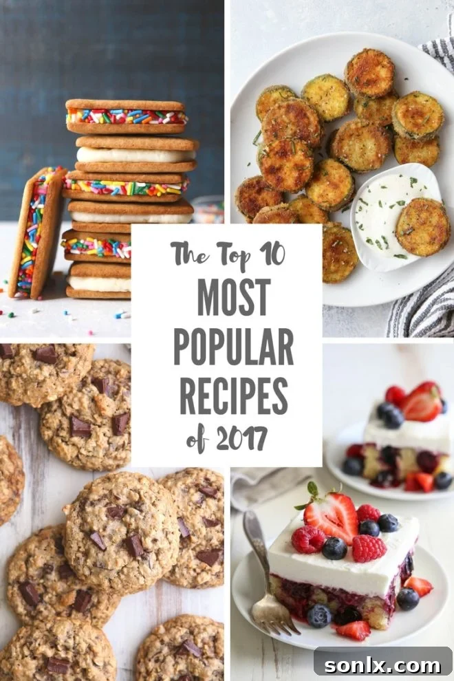 Top 10 Most Popular Recipes of 2017 from completelydelicious.com