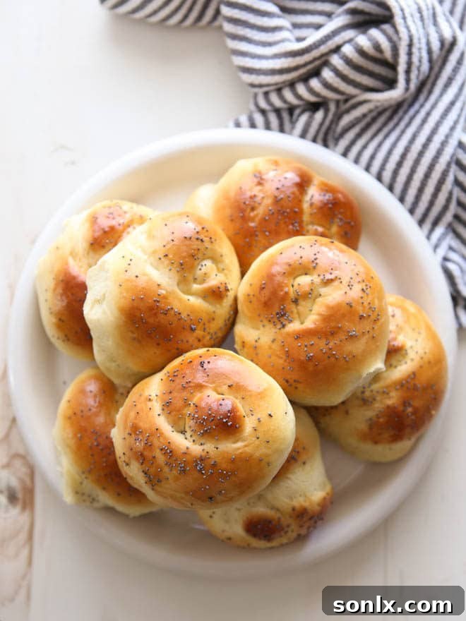 Soft and flavorful Challah Rolls, perfect for any meal