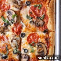 Easy sheet pan pizza