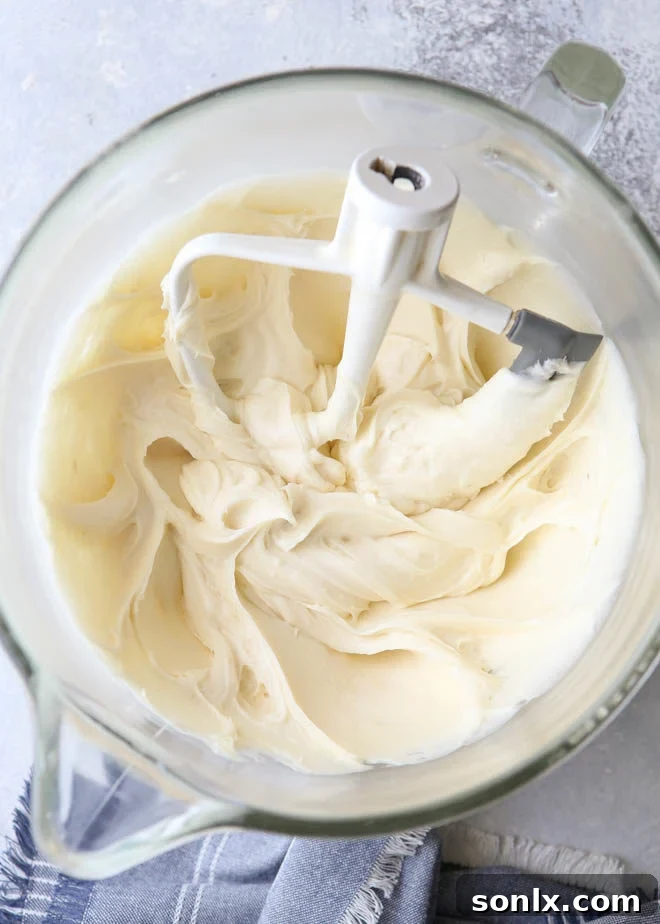 The creamiest cream cheese frosting