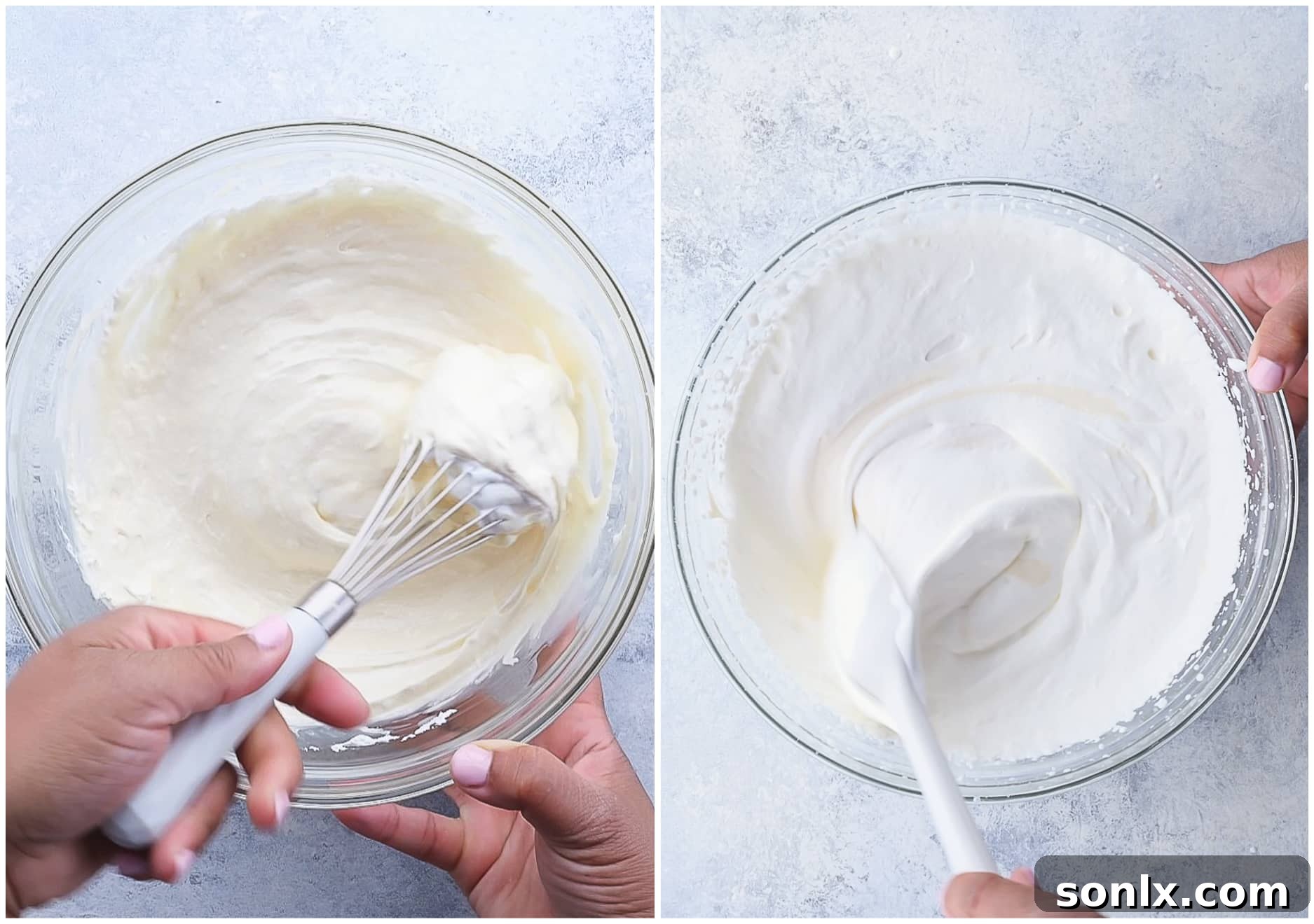 Toasted Marshmallow Ice Cream Pie 6 mixing s'mores ice cream pie filling