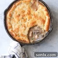 Turkey mushroom pie is the best way to use up leftover turkey