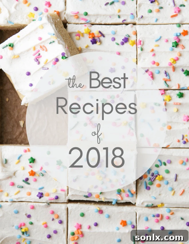 The best recipes from 2018 on completelydelicious.com