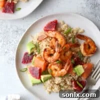 These citrus shrimp bowls are light and full of flavor