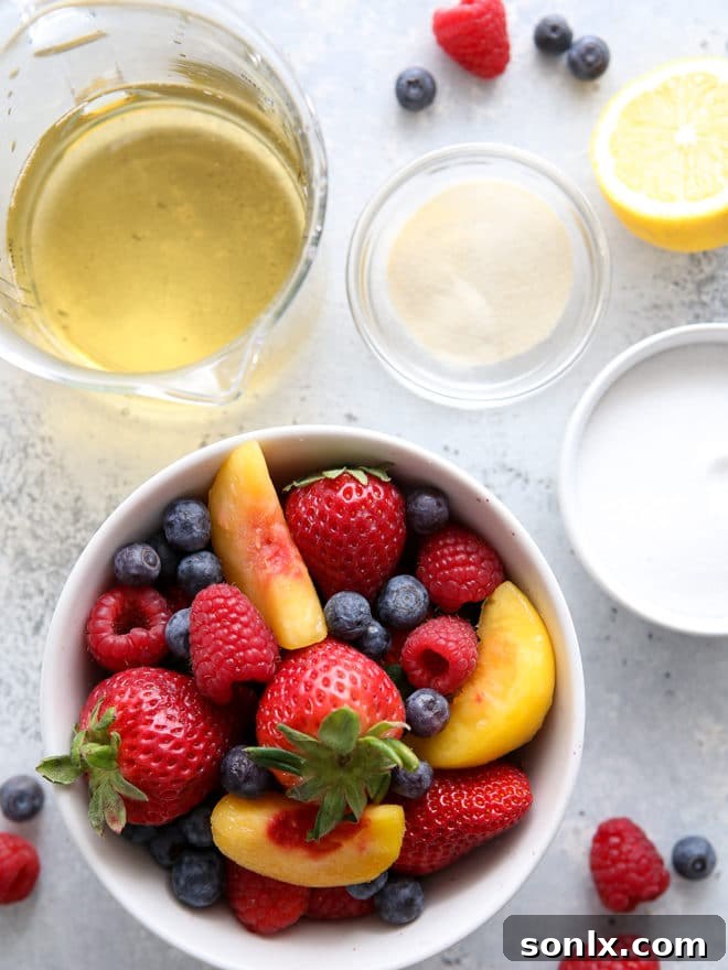 Homemade fruit snacks made with real fruit and natural ingredients