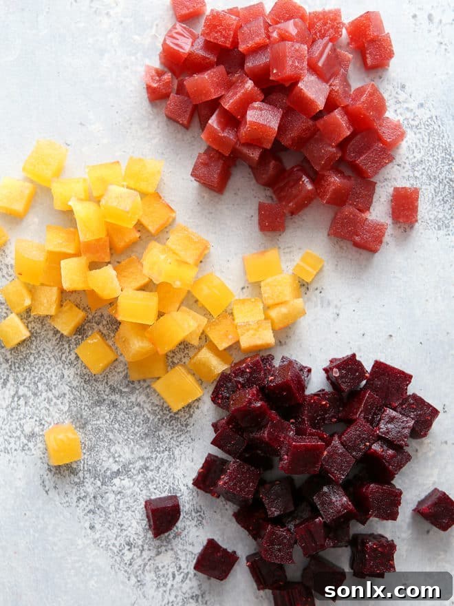 Simple ingredients for making healthy fruit gummies at home
