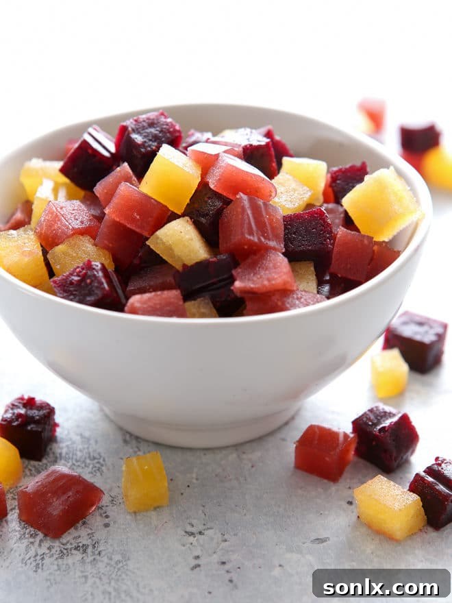 Delicious and healthy homemade fruit snacks ready to eat