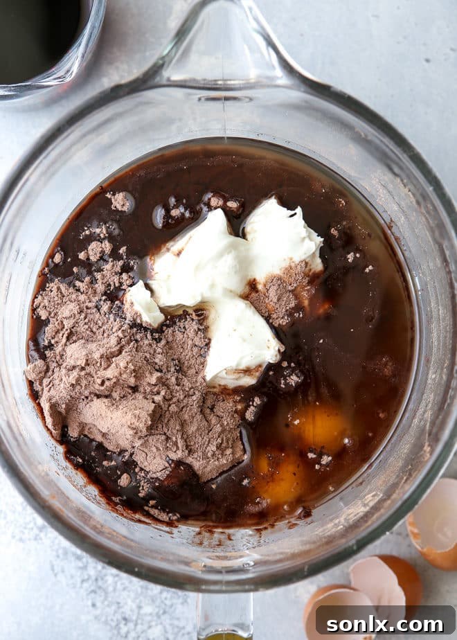 This one-bowl chocolate cake recipe couldn't be easier to make, promising a delightful baking experience and delicious results.