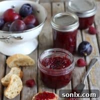 Raspberry Plum Jam