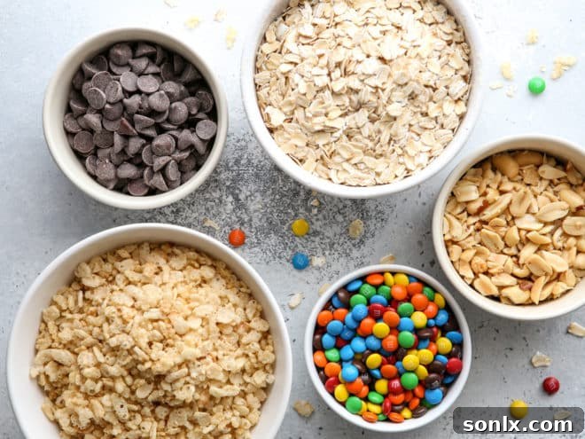ingredients for monster cookies