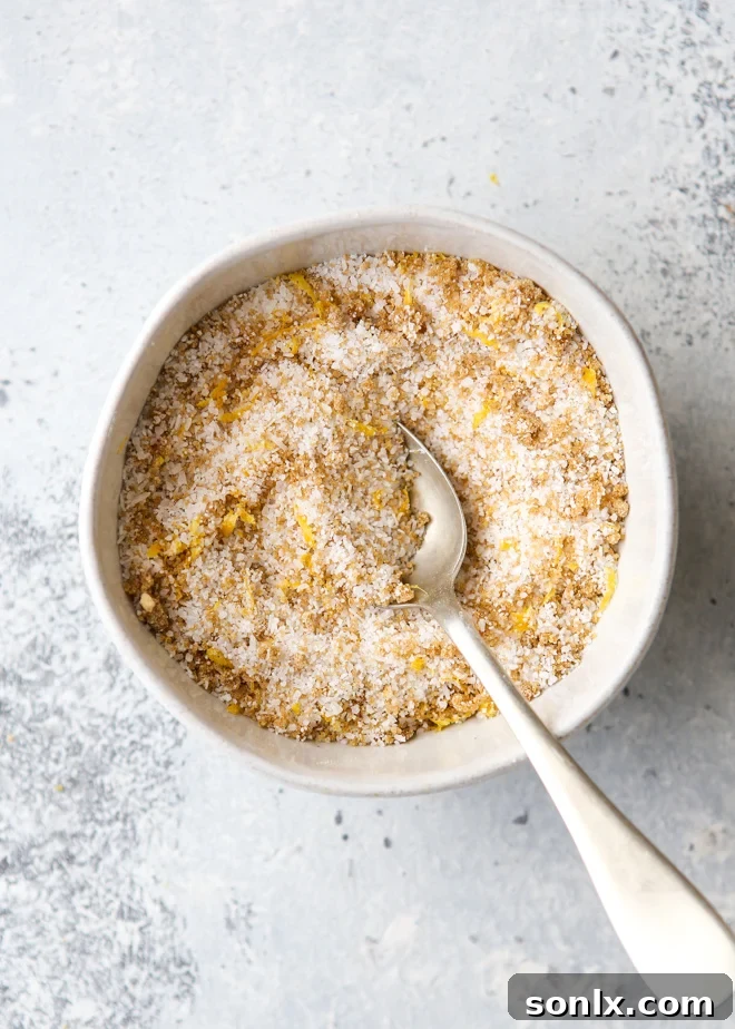 dry brine ingredients mixed in bowl