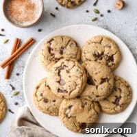 Chai Spice Chocolate Chip Cookies
