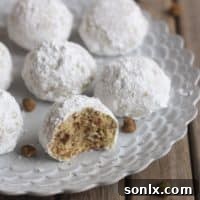 Pistachio Snowball Cookies, a holiday favorite