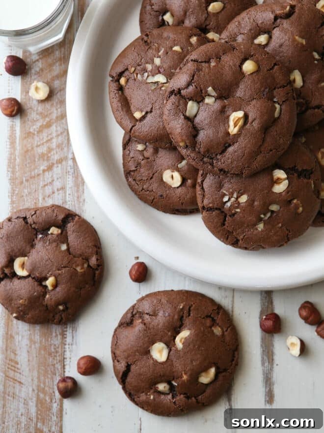 Chocolate Hazelnut Cookies - A Delicious Treat