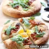 Bacon and Egg Breakfast Pizza