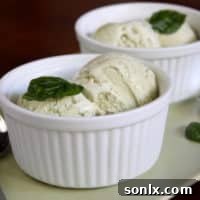 Basil Ice Cream