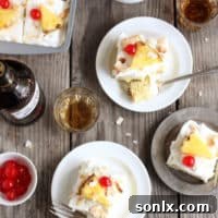 Piña Colada Tres Leches Cake