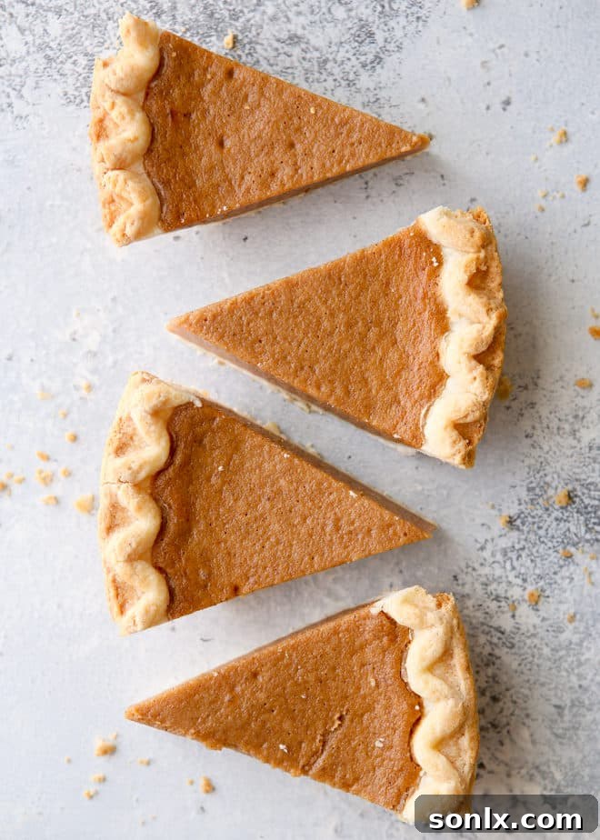 Leftover pumpkin pie