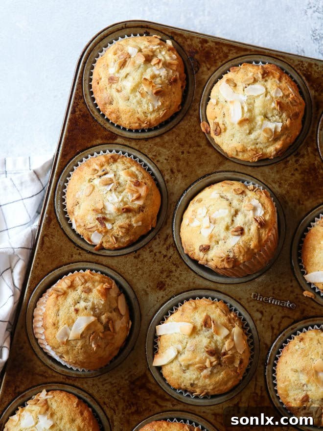 Banana Crunch Muffins are a great way to use up excess bananas!