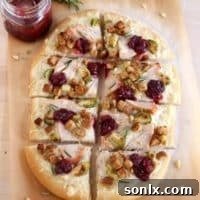 Thanksgiving Leftovers Pizza