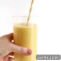 Mango Pina Colada Smoothie | completelydelicious.com