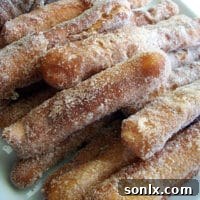 Mexican Churros with Chocolate Dipping Sauce