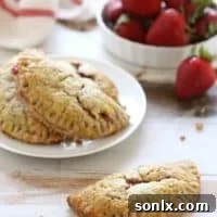 Strawberry Rhubarb Hand Pies with Pecan Crust | completelydelicious.com