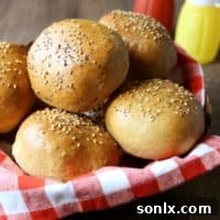 Whole Wheat Brioche Buns | completelydelicious.com