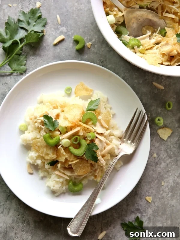 Best Baked Chicken Salad Recipe with Toasted Almonds