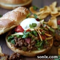 Taco Sloppy Joes! from completelydelicious.com