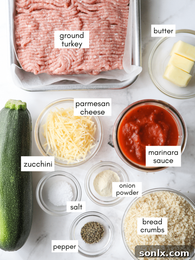 turkey zucchini meatball ingredients