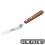 Offset spatula