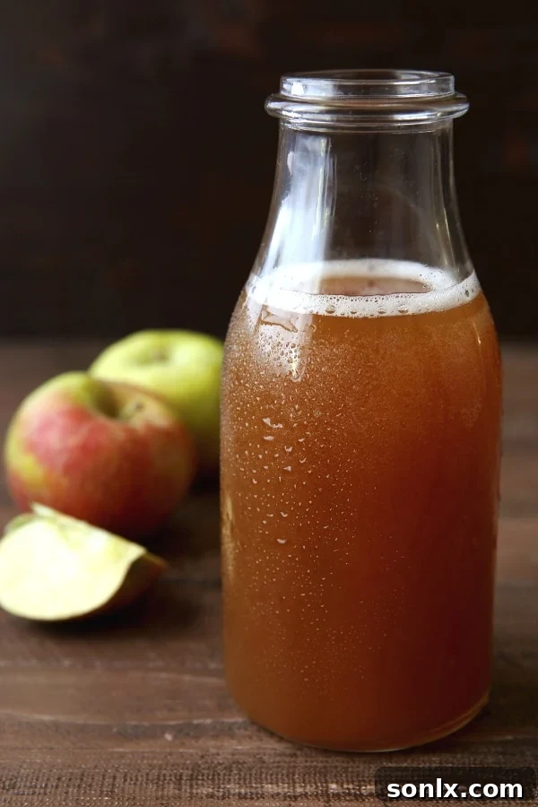 Smooth Apple Cider Caramel Sauce in a Jar, Ready for Use