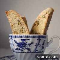 Lemon Pistachio Biscotti