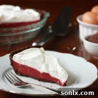 Red Velvet Pudding Pie
