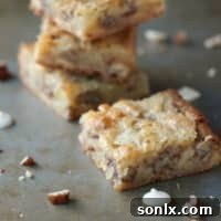 White Chocolate Brownies with Pecans