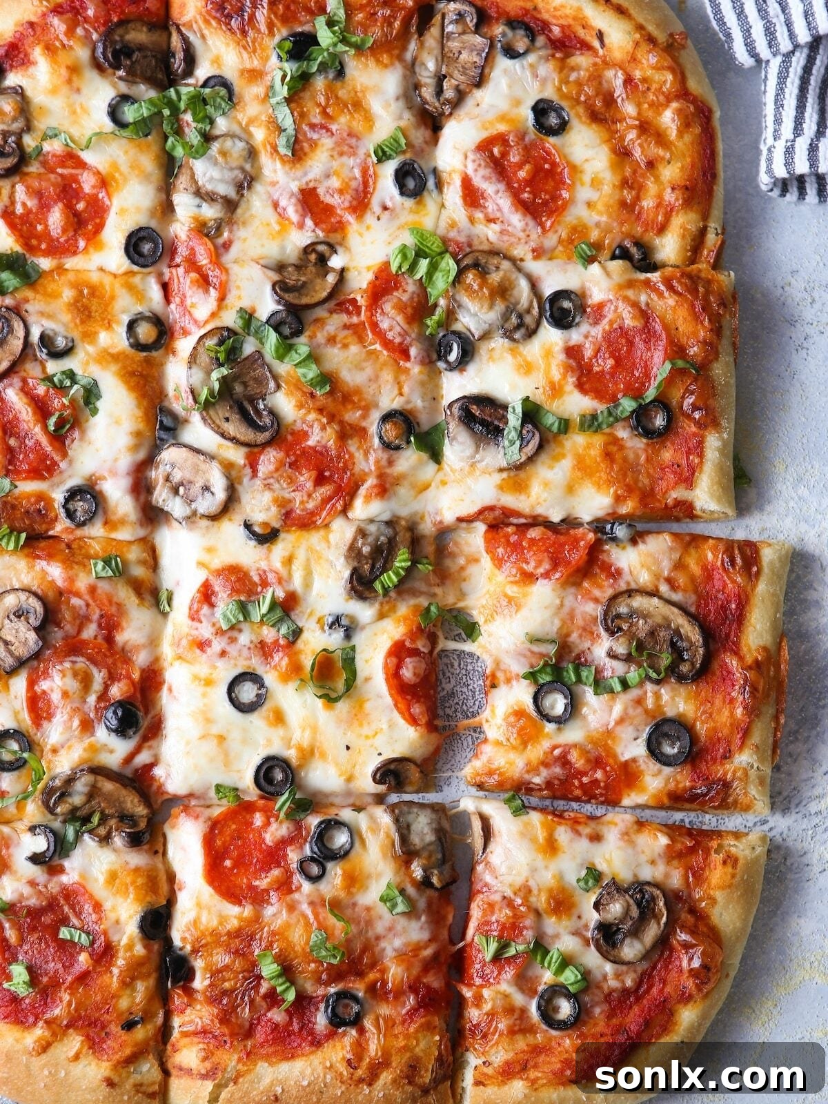 Basic homemade pizza dough is so easy to make yourself!
